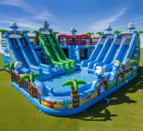 Pool3-401 The Smurfs Theme Pool Water Park