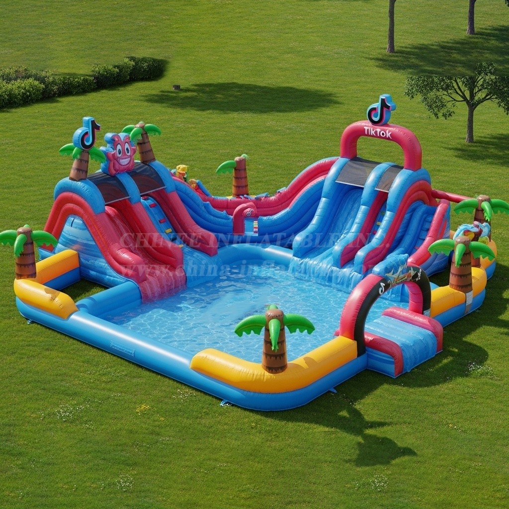 Pool3-410 Tiktok Theme Pool Water Park