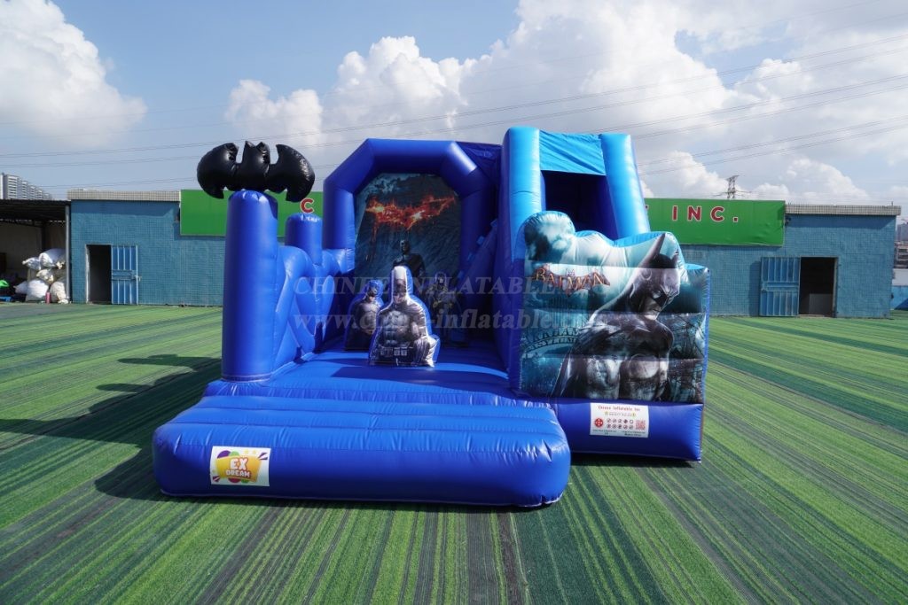 T2-3456C Batman Themed Inflatable Combo