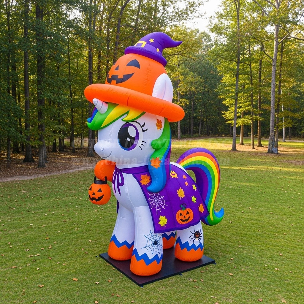 Cartoon3-339 Halloween Unicorn Inflatable Cartoons