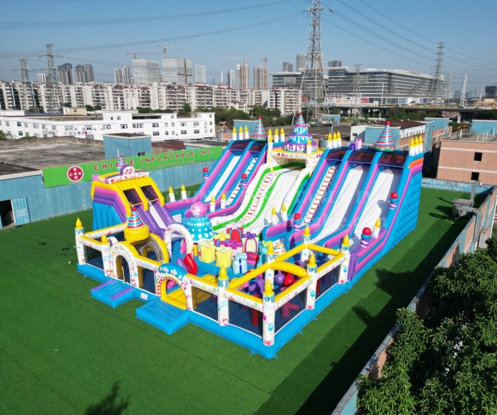 GF2-352 Birthdays Theme Inflatable Park