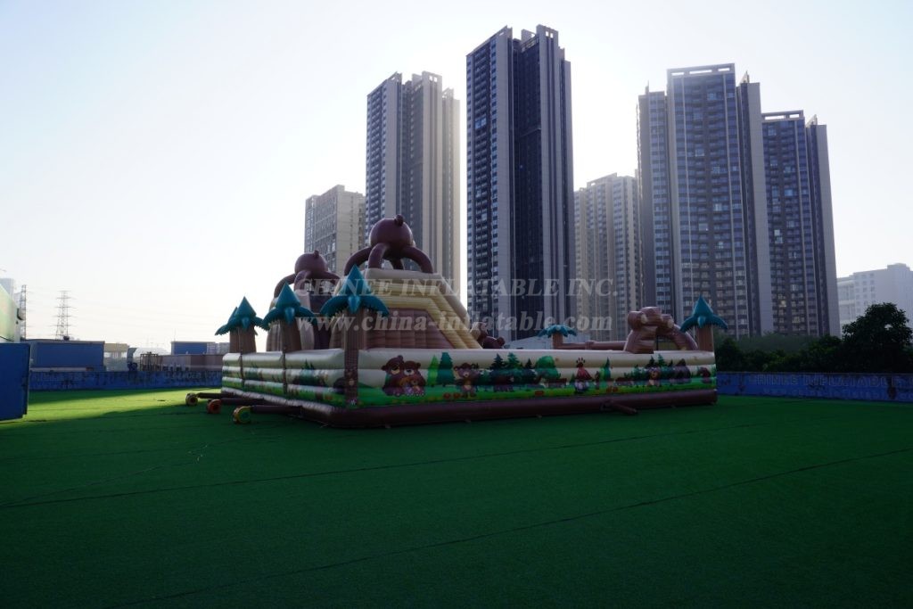 Pool3-430 Bear Theme Pool Water Park