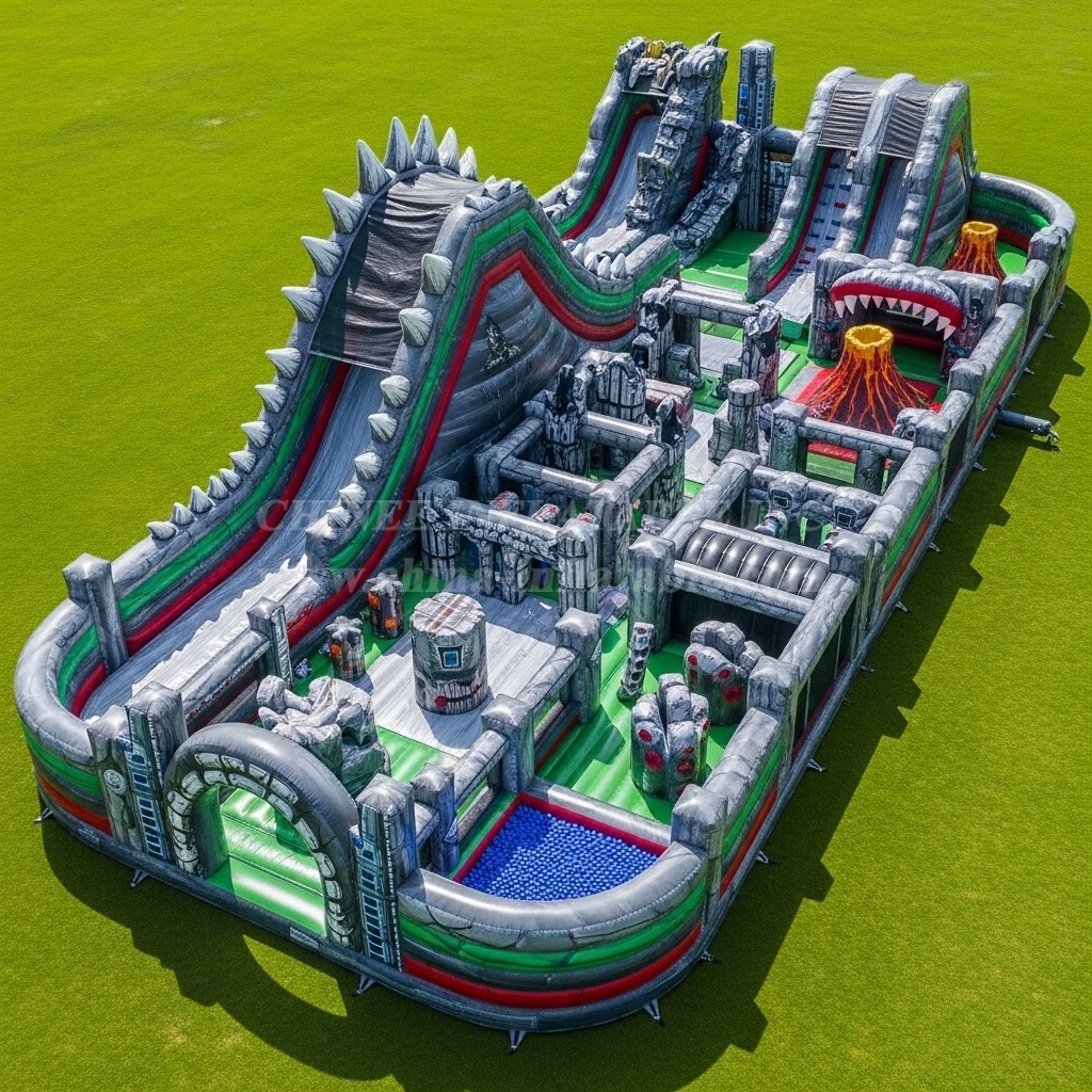GF2-606 Godzilla Theme Inflatable Park