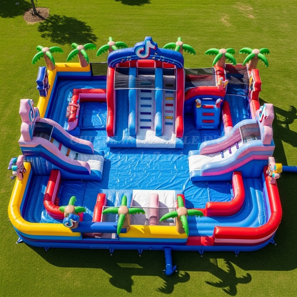 Pool3-537 TikTok Theme Pool Water Park
