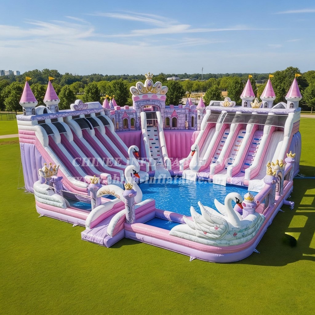 Pool3-670 Princess Parties Theme Pool Water Park