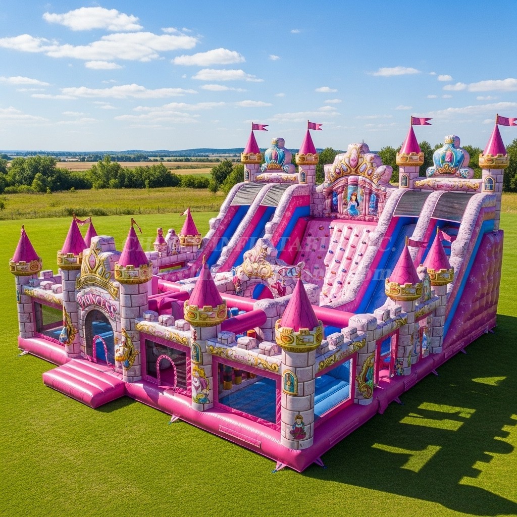 T6-6783 Princess Parties Theme Inflatable Park