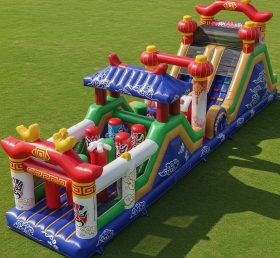 T7-3740 Chinese Style Theme Inflatable Obstacle Course