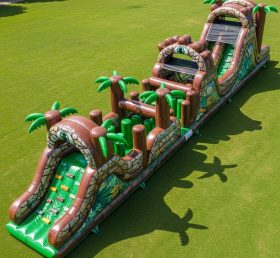 T7-3769 Dinosaur Theme Inflatable Obstacle Course