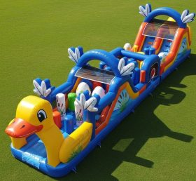T7-3781 Duck Theme Inflatable Obstacle Course