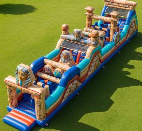 T7-3797 Egypt Theme Inflatable Obstacle Course