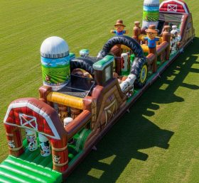 T7-3813 Farm Theme Inflatable Obstacle Course