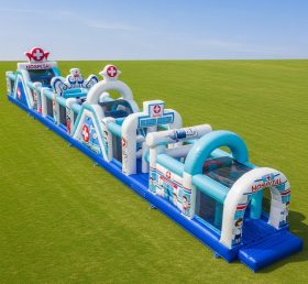 T7-3866 Hospital Theme Inflatable Obstacle Course