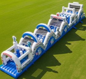 T7-3869 Hospital Theme Inflatable Obstacle Course