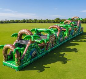T7-3874 Jungle Theme Inflatable Obstacle Course