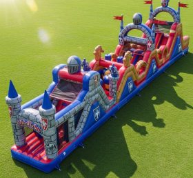 T7-3884 Knight Theme Inflatable Obstacle Course
