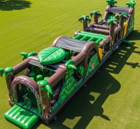 T7-3898 Magic Forest Theme Inflatable Obstacle Course