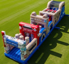 T7-3975 Post Office Theme Inflatable Obstacle Course