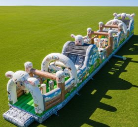 T7-4002 Sheep Theme Inflatable Obstacle Course