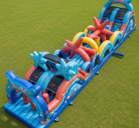 T7-4013 Starfish Theme Inflatable Obstacle Course
