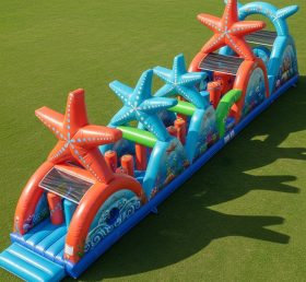 T7-4014 Starfish Theme Inflatable Obstacle Course