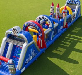 T7-4098 Astro Boy Theme Inflatable Obstacle Course