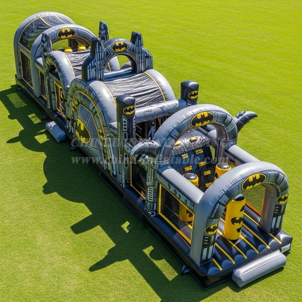 T7-4109 Batman Theme Inflatable Obstacle Course