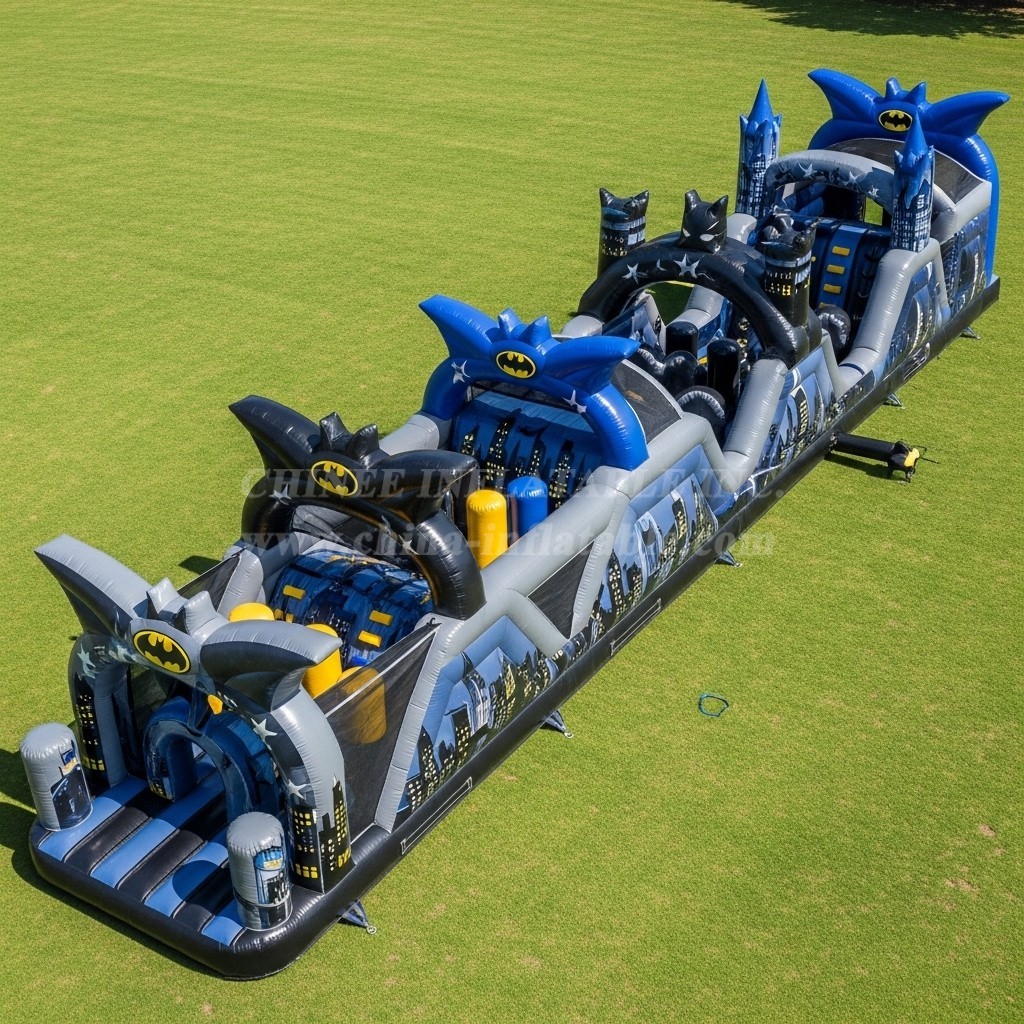 T7-4110 Batman Theme Inflatable Obstacle Course