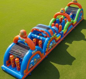 T7-4123 Blippi Wonders Theme Inflatable Obstacle Course