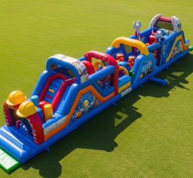T7-4130 Bob the Builder Theme Inflatable Obstacle Course