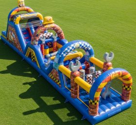 T7-4131 Bob the Builder Theme Inflatable Obstacle Course