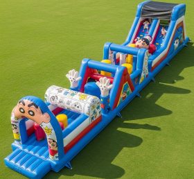 T7-4149 Crayon Shin Chan Theme Inflatable Obstacle Course