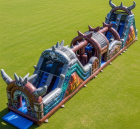 T7-4203 How to Train Your Dragon Theme Inflatable Obstacle Course