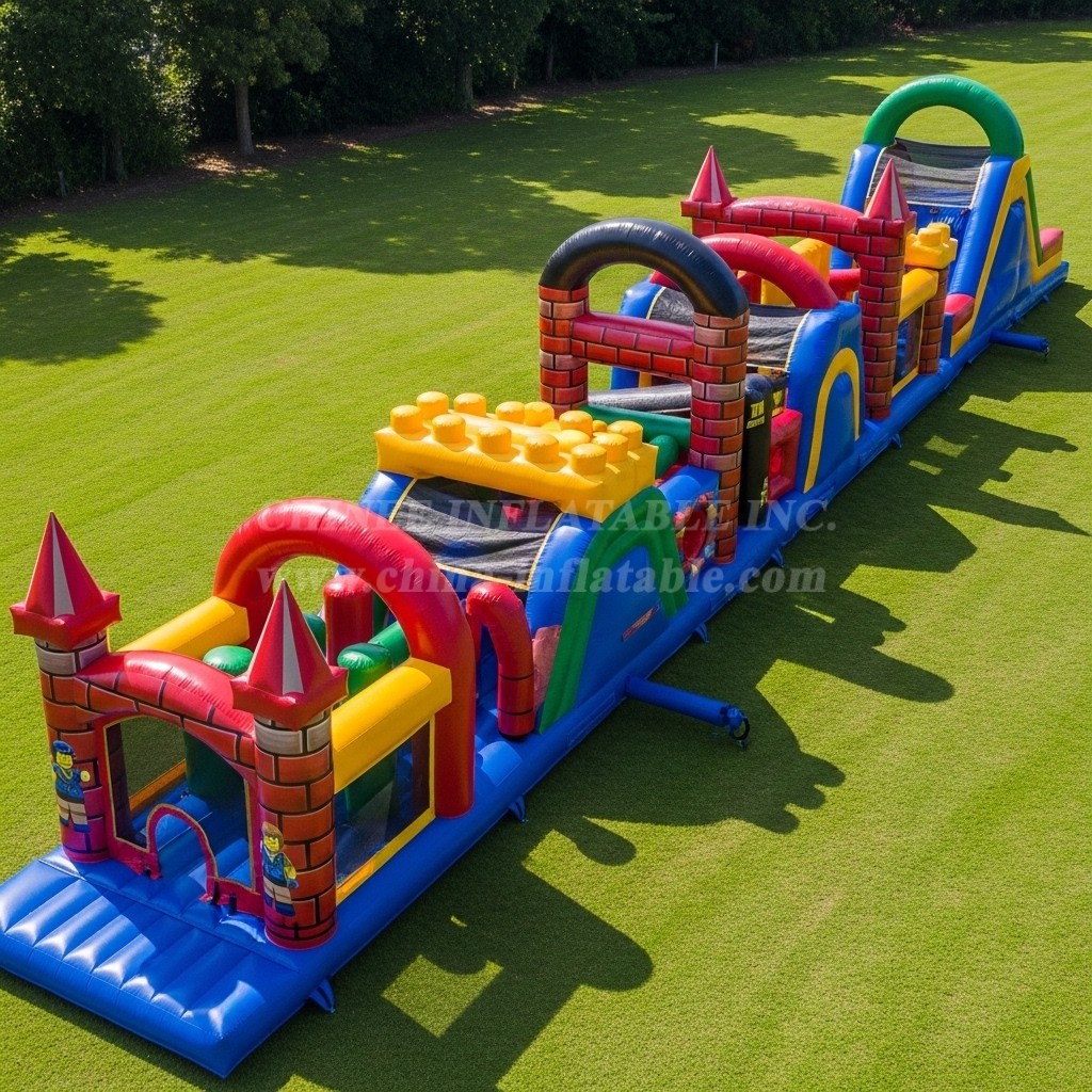 T7-4210 Lego Theme Inflatable Obstacle Course