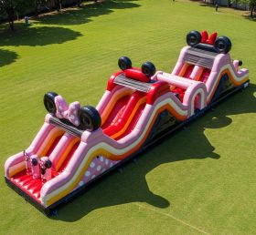 T7-4248 Mickey & Minnie Theme Inflatable Obstacle Course