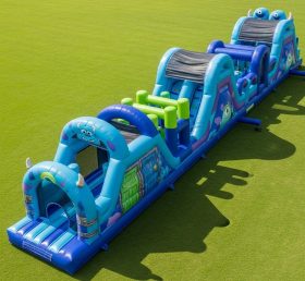 T7-4266 Monsters Inc Theme Inflatable Obstacle Course
