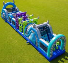 T7-4267 Monsters Inc Theme Inflatable Obstacle Course