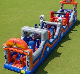 T7-4275 Naruto Theme Inflatable Obstacle Course