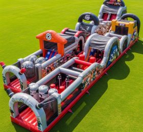 T7-4277 Naruto Theme Inflatable Obstacle Course