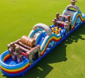 T7-4289 One Piece Theme Inflatable Obstacle Course