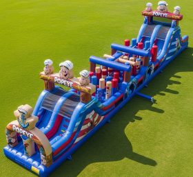 T7-4319 Popeye Theme Inflatable Obstacle Course