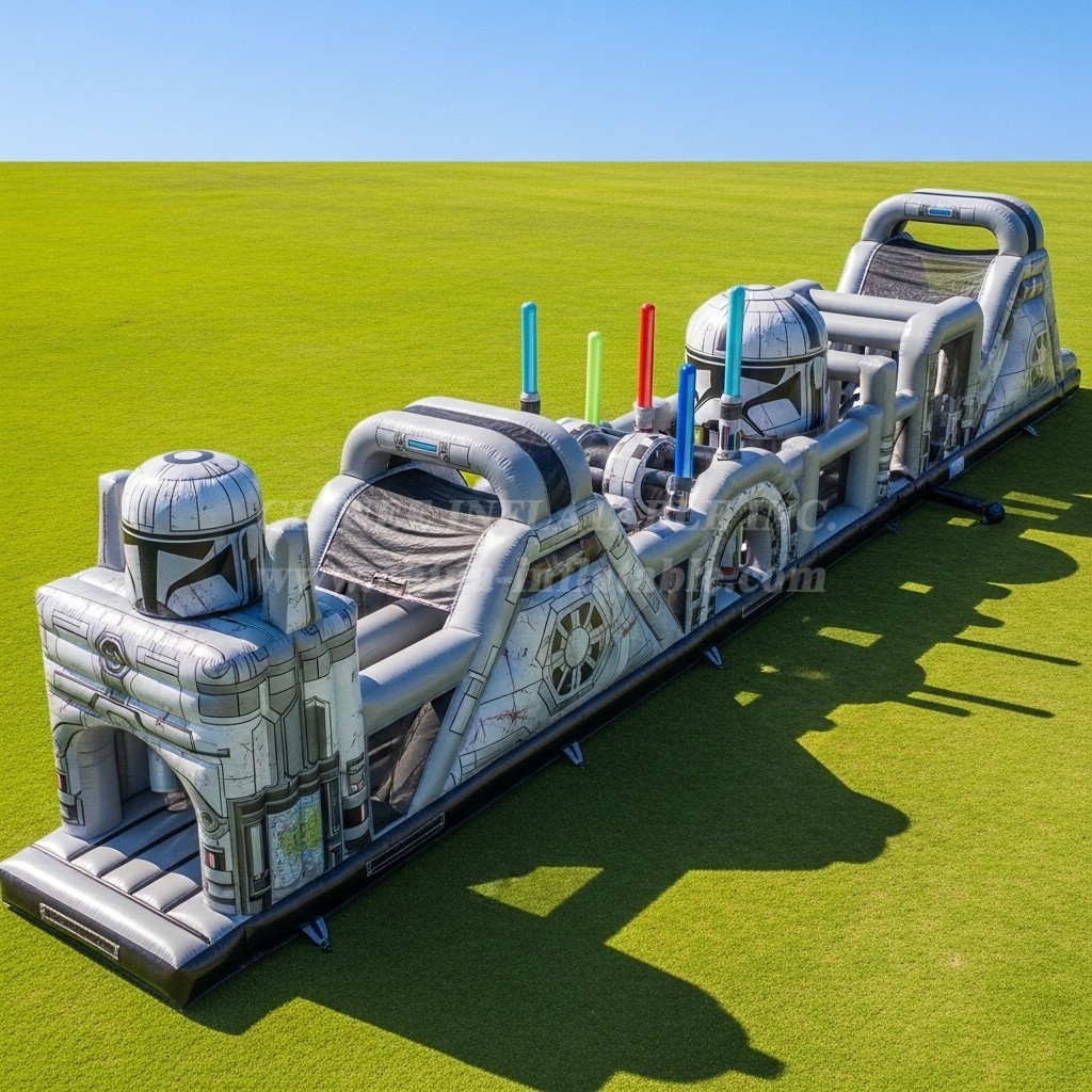 T7-4369 Star Wars Theme Inflatable Obstacle Course
