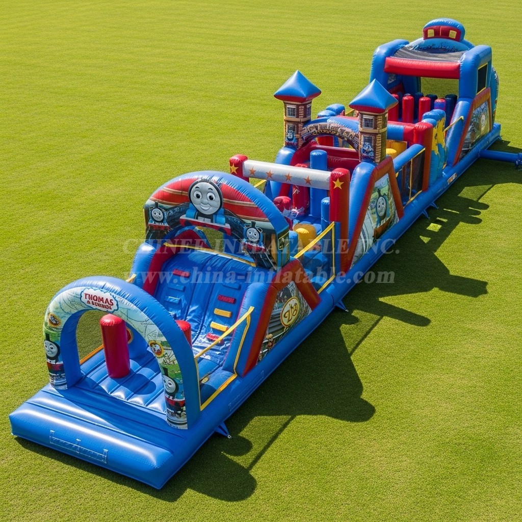 T7-4426 Thomas & Friends Theme Inflatable Obstacle Course