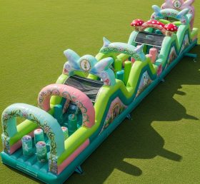 T7-4434 Tinker Bell Theme Inflatable Obstacle Course