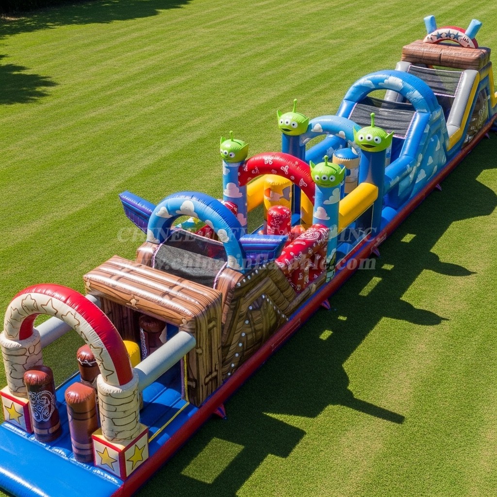 T7-4449 Toy Story Theme Inflatable Obstacle Course