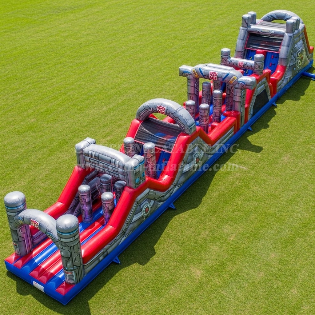T7-4452 Transformers Theme Inflatable Obstacle Course