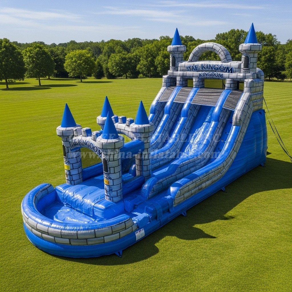 T8-5481 Castle Kingdom Theme Inflatable Water Slide