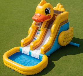 T8-5555 Duck Theme Inflatable Water Slide