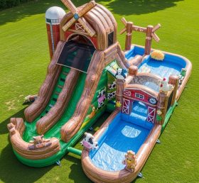 T8-5585 Farm Theme Inflatable Water Slide
