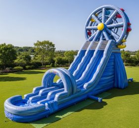 T8-5587 Ferris Wheel Theme Inflatable Water Slide