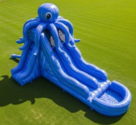 T8-5713 Octopus Theme Inflatable Water Slide